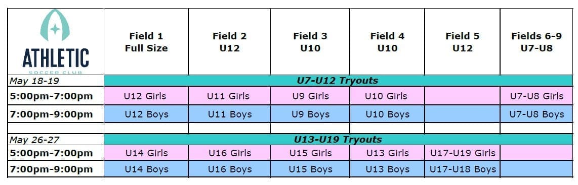 2026 Tryouts